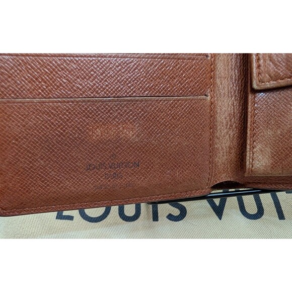 Louis Vuitton Monogram Portefeuille Marco Folding Wallet Brown CA1911 COA Includ - Picture 4 of 9